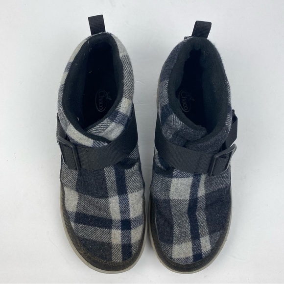 Chaco Ramble Wool Plaid Indoor Outdoor Slipper High Top Shoes Size 7.5 - Picture 3 of 12